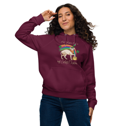"MY SPHYNX IS MY LUCKY CHARM" WOMEN'S ECO HOODIE