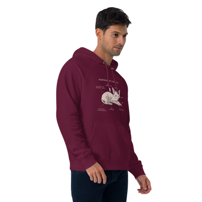 "ANATOMY OF A SPHYNX" UNISEX ECO HOODIE