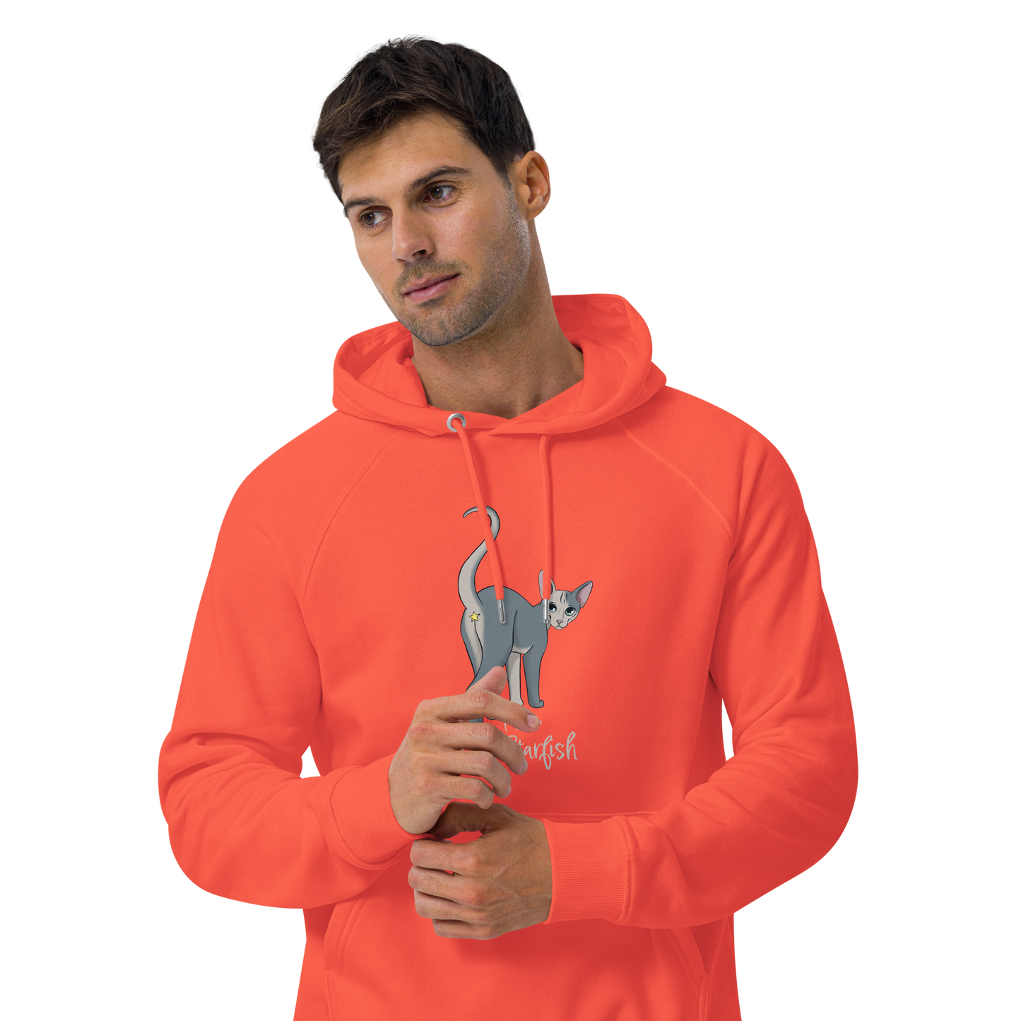 "I LOVE SPHYNX STARFISH" UNISEX ECO HOODIE