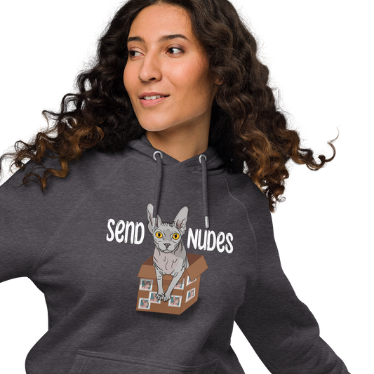 "SEND NUDES" WOMEN'S ECO HOODIE