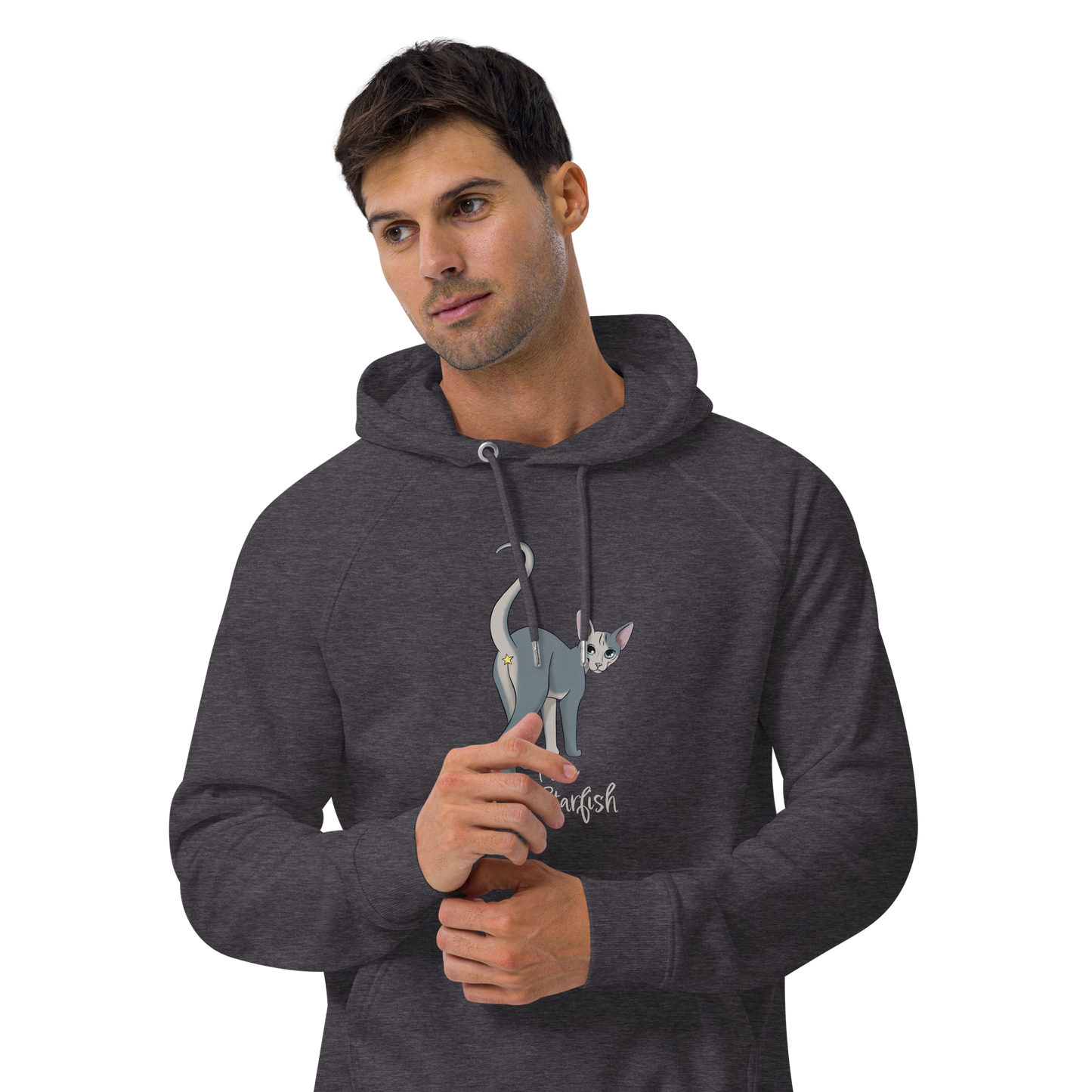 "I LOVE SPHYNX STARFISH" UNISEX ECO HOODIE