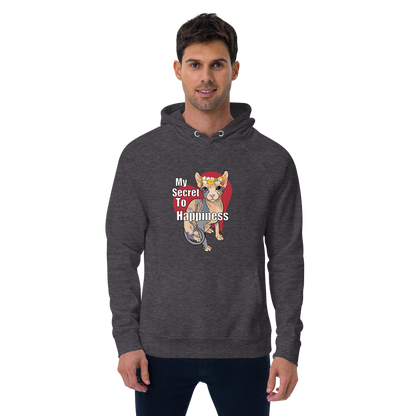 "MY SECRET TO HAPPINESS" UNISEX ECO TEE