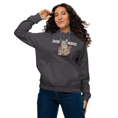 "SEND NUDES" WOMEN'S ECO HOODIE