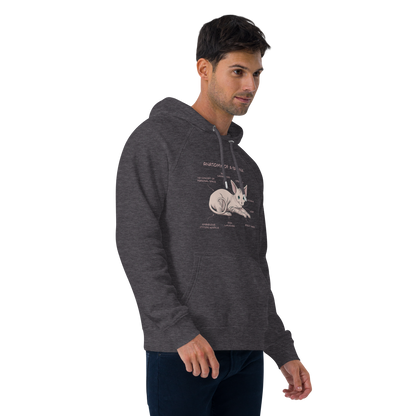 "ANATOMY OF A SPHYNX" UNISEX ECO HOODIE