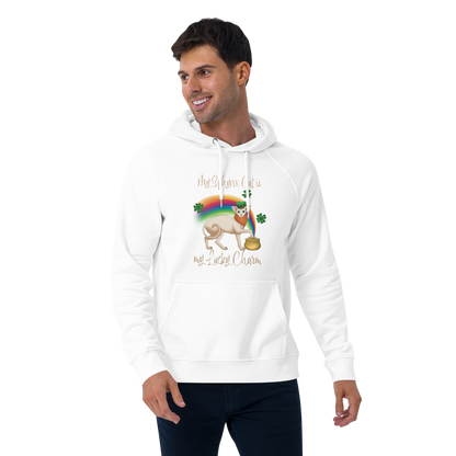 "MY SPHYNX IS MY LUCKY CHARM" UNISEX ECO HOODIE