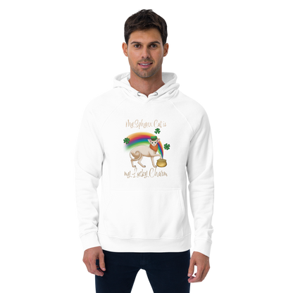 "MY SPHYNX IS MY LUCKY CHARM" UNISEX ECO HOODIE