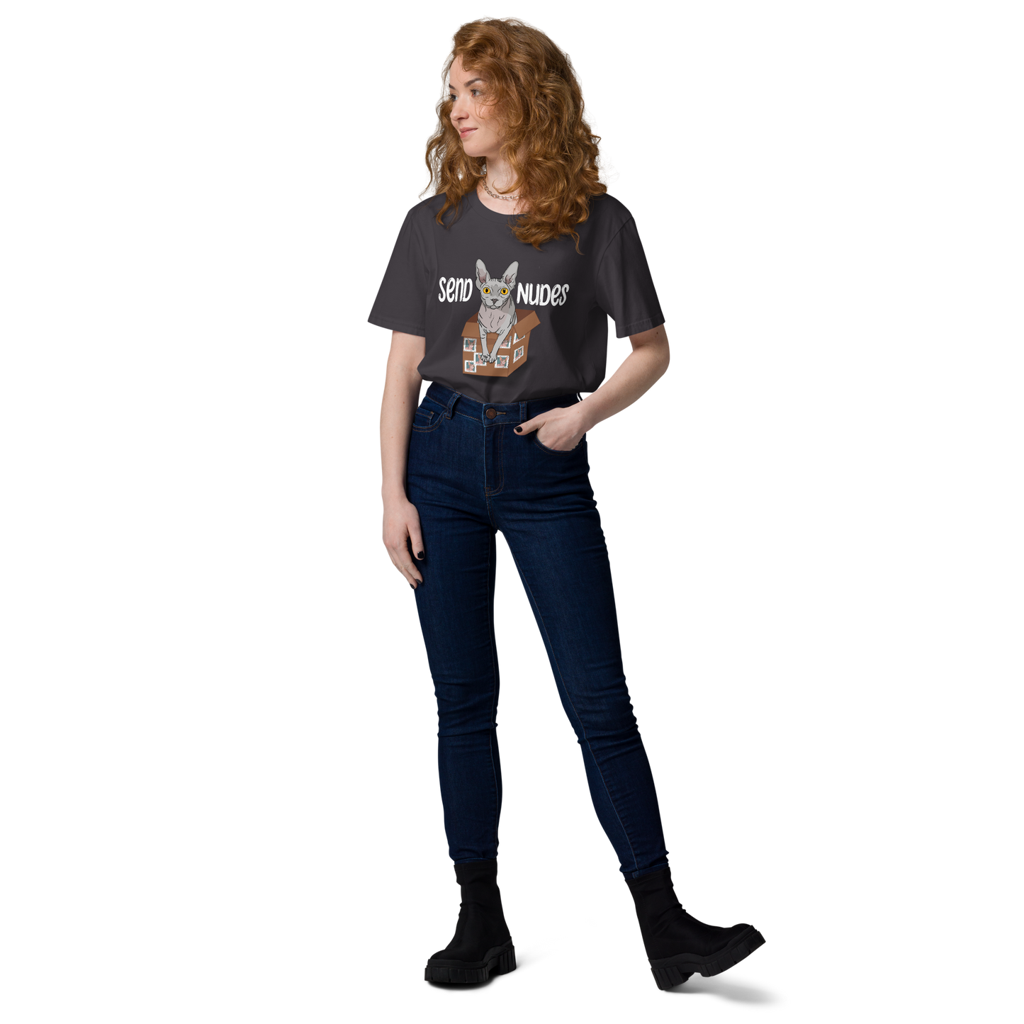 "SEND NUDES" UNISEX ECO TEE