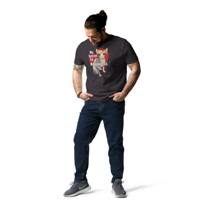 "MY SECRET TO HAPPINESS" UNISEX ECO TEE