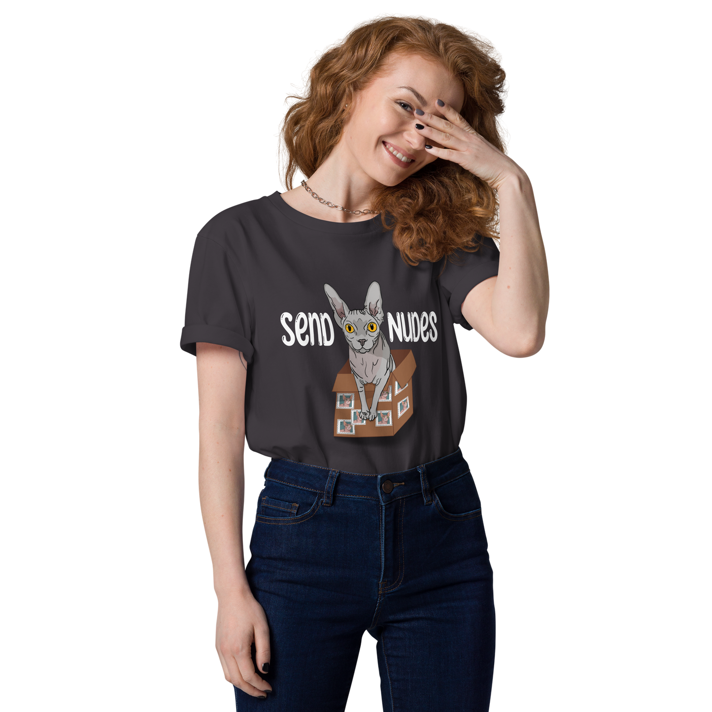 "SEND NUDES" UNISEX ECO TEE