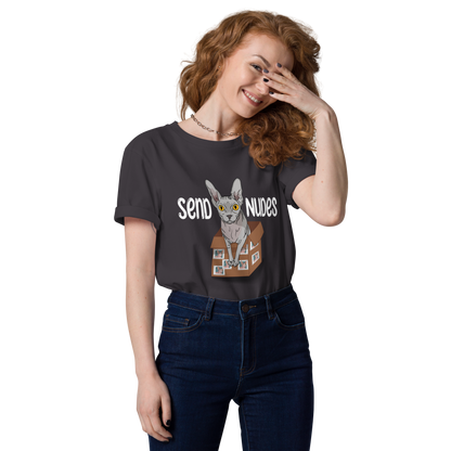 "SEND NUDES" UNISEX ECO TEE