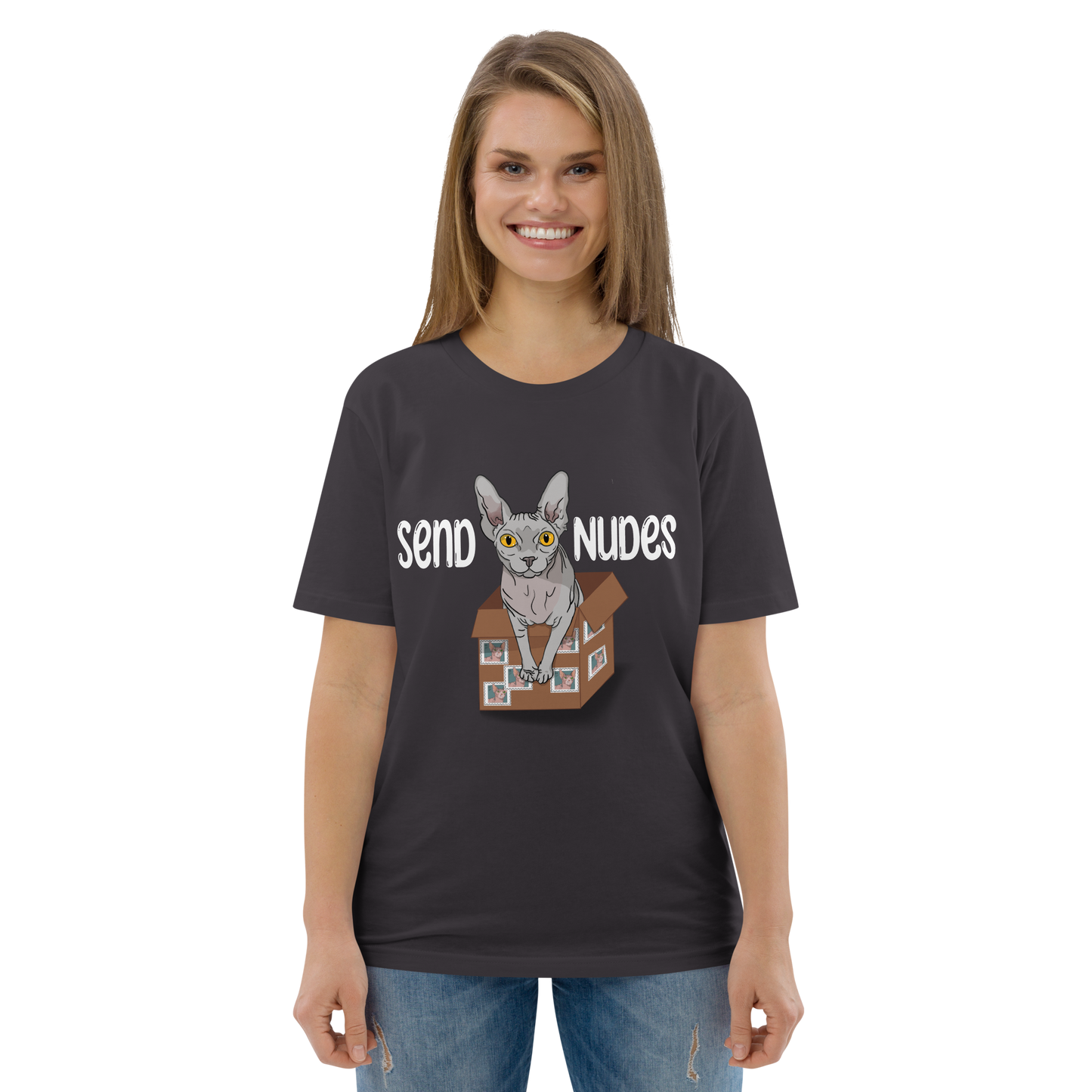 "SEND NUDES" UNISEX ECO TEE