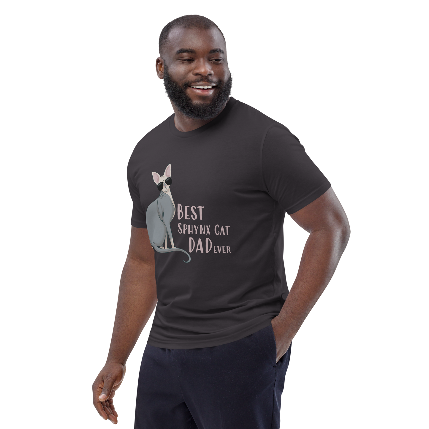"BEST SPHYNX CAT DAD" UNISEX ECO TEE
