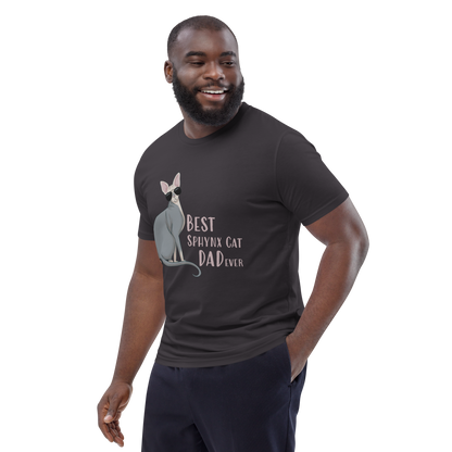 "BEST SPHYNX CAT DAD" UNISEX ECO TEE