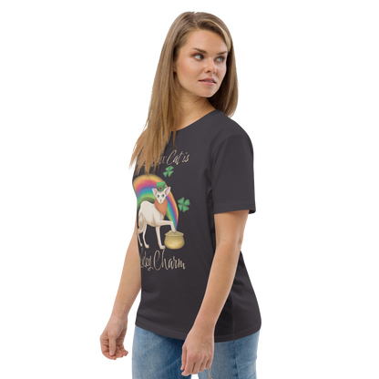 "MY SPHYNX CAT IS MY LUCKY CHARM" - UNISEX TEE