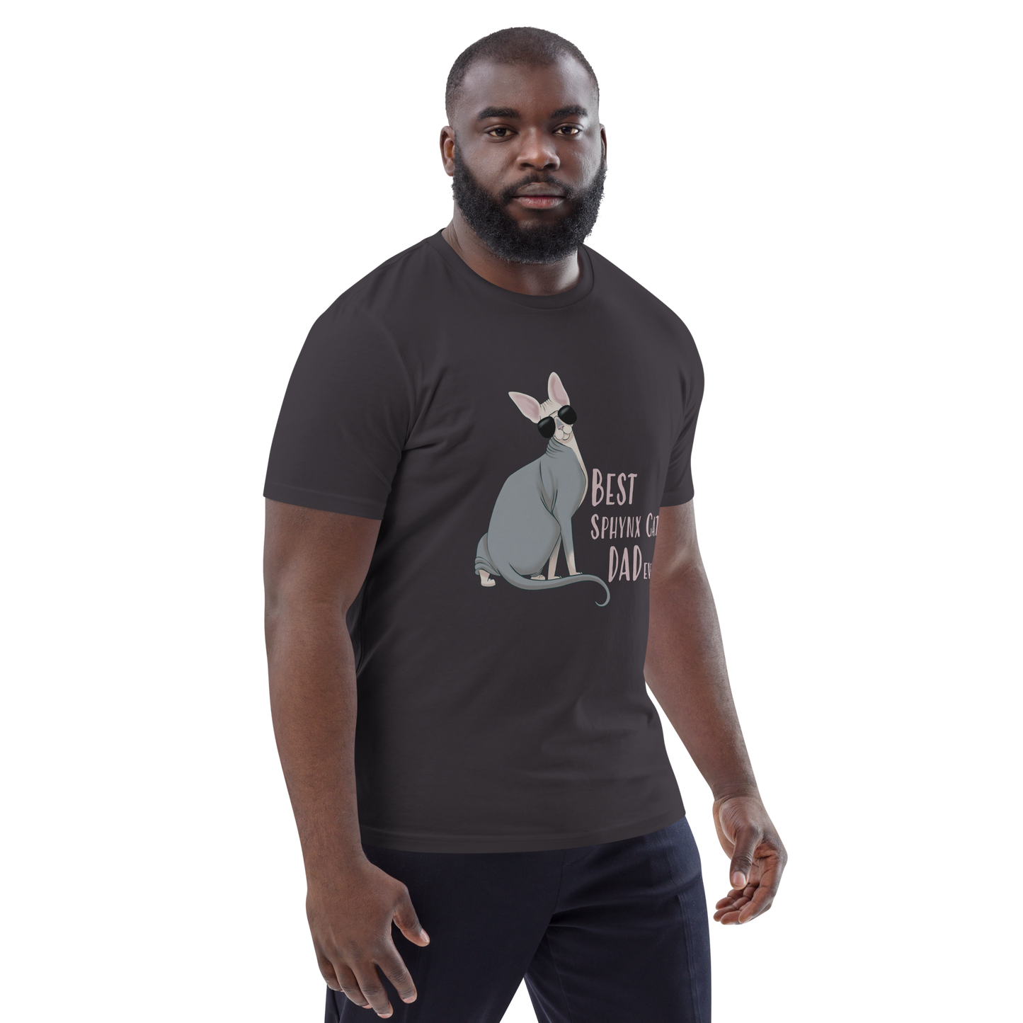"BEST SPHYNX CAT DAD" UNISEX ECO TEE