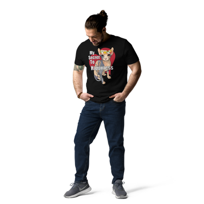 "MY SECRET TO HAPPINESS" UNISEX ECO TEE