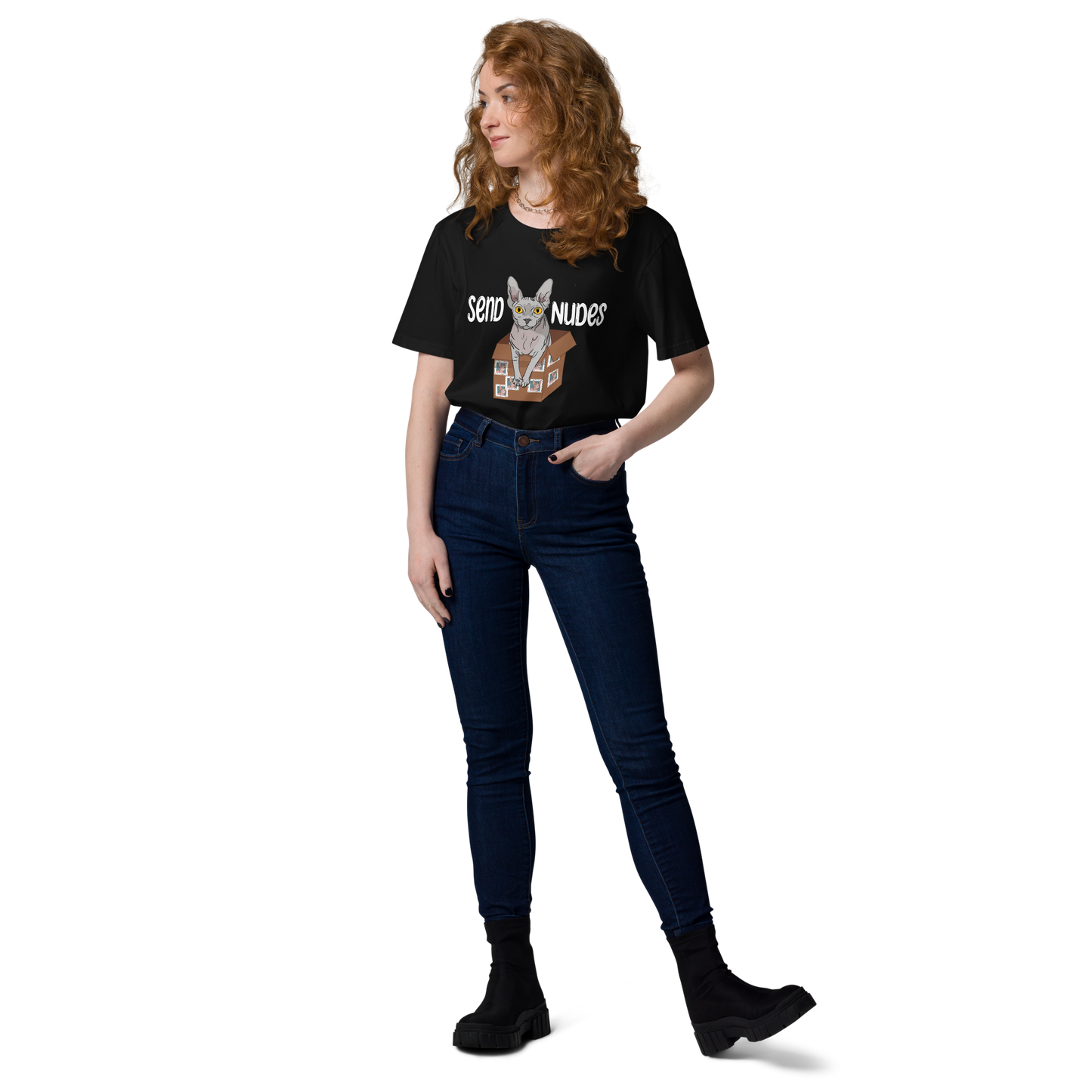 "SEND NUDES" UNISEX ECO TEE