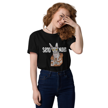 "SEND NUDES" UNISEX ECO TEE
