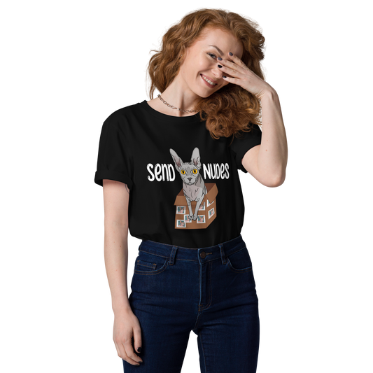 "SEND NUDES" UNISEX ECO TEE