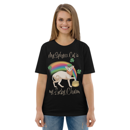 "MY SPHYNX CAT IS MY LUCKY CHARM" - UNISEX TEE