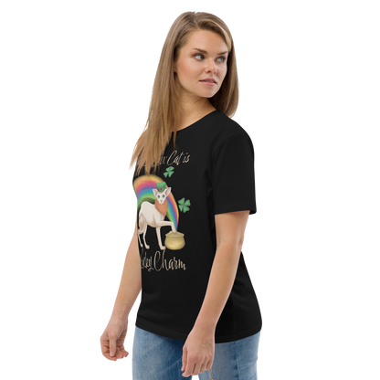 "MY SPHYNX CAT IS MY LUCKY CHARM" - UNISEX TEE