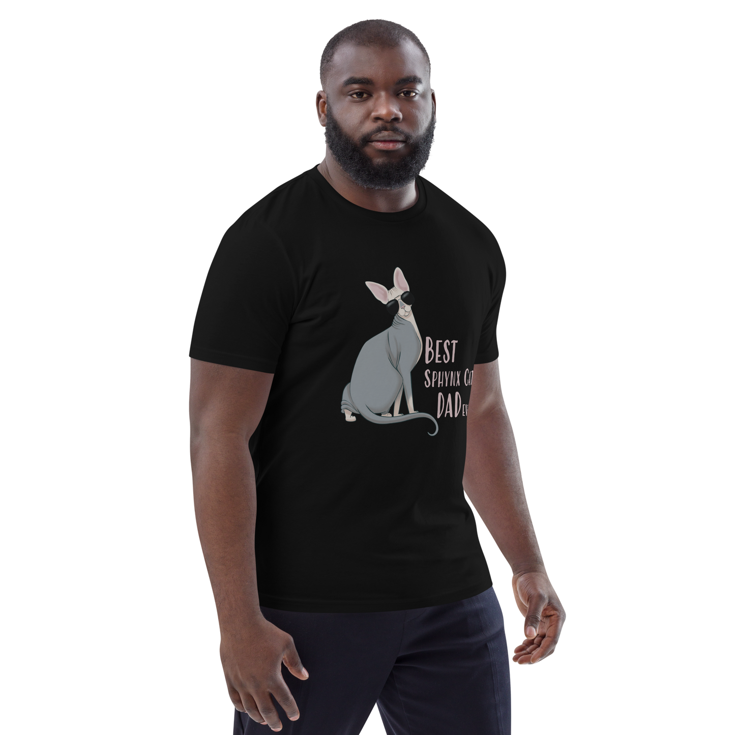 "BEST SPHYNX CAT DAD" UNISEX ECO TEE