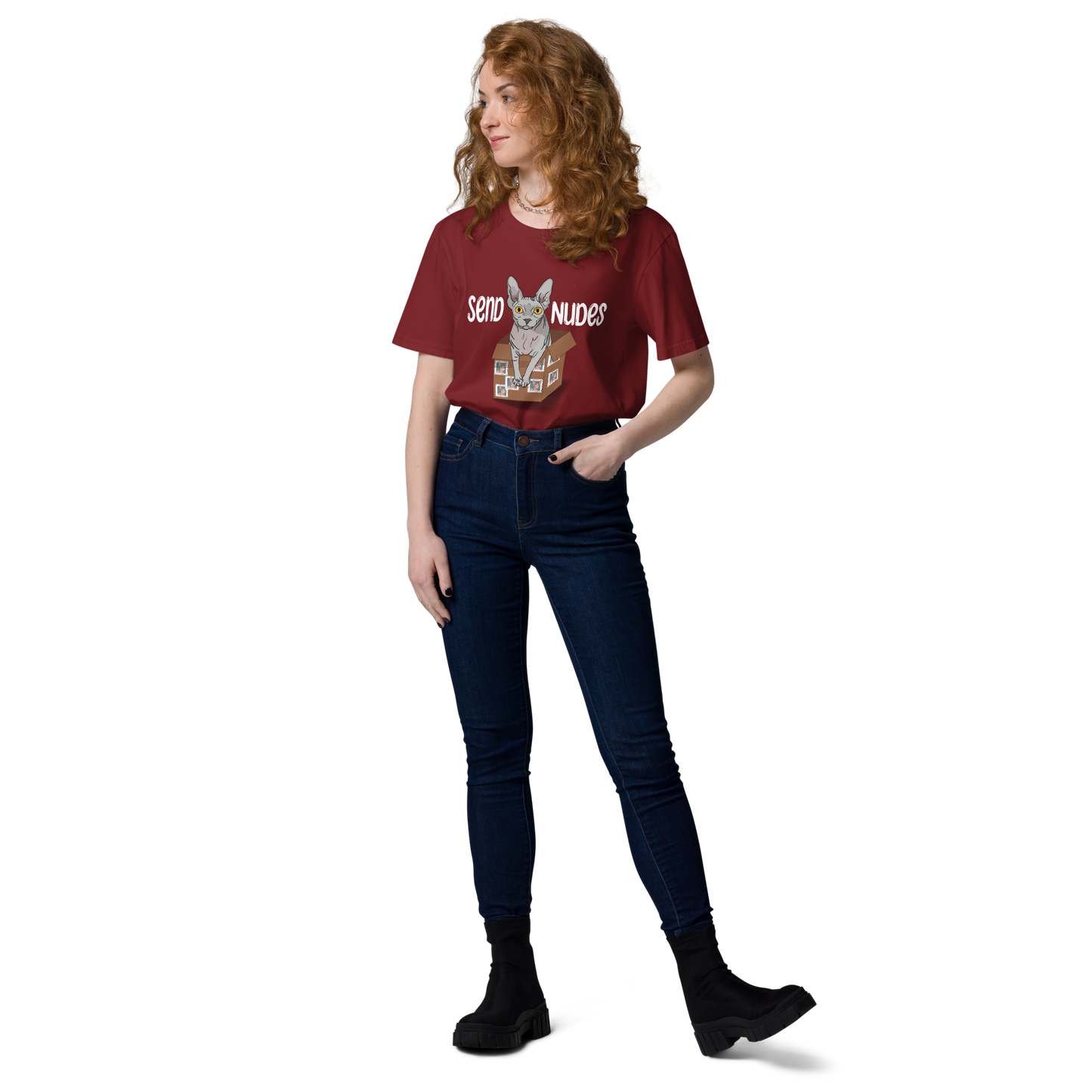 "SEND NUDES" UNISEX ECO TEE