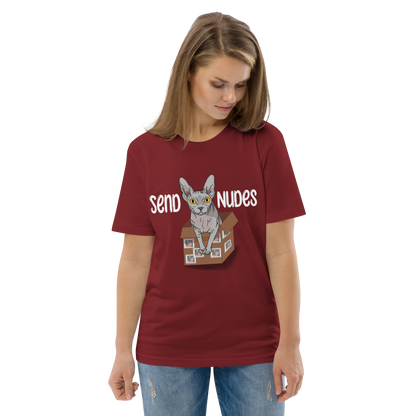 "SEND NUDES" UNISEX ECO TEE