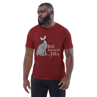 "BEST SPHYNX CAT DAD" UNISEX ECO TEE