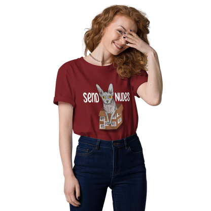 "SEND NUDES" UNISEX ECO TEE