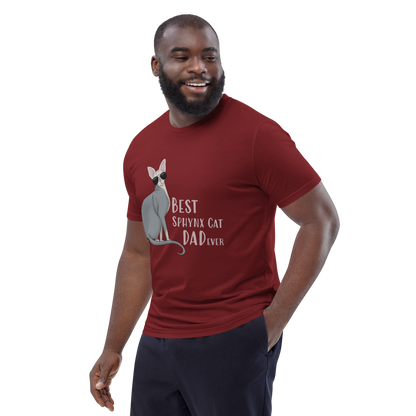 "BEST SPHYNX CAT DAD" UNISEX ECO TEE