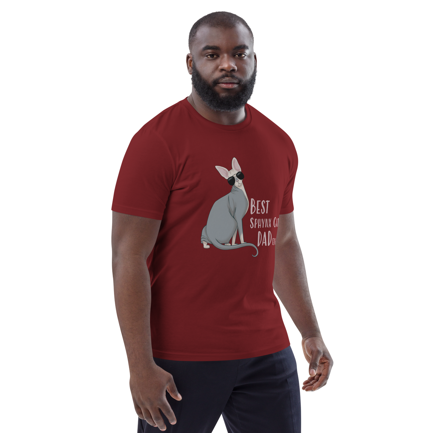 "BEST SPHYNX CAT DAD" UNISEX ECO TEE