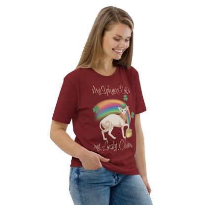 "MY SPHYNX CAT IS MY LUCKY CHARM" - UNISEX TEE