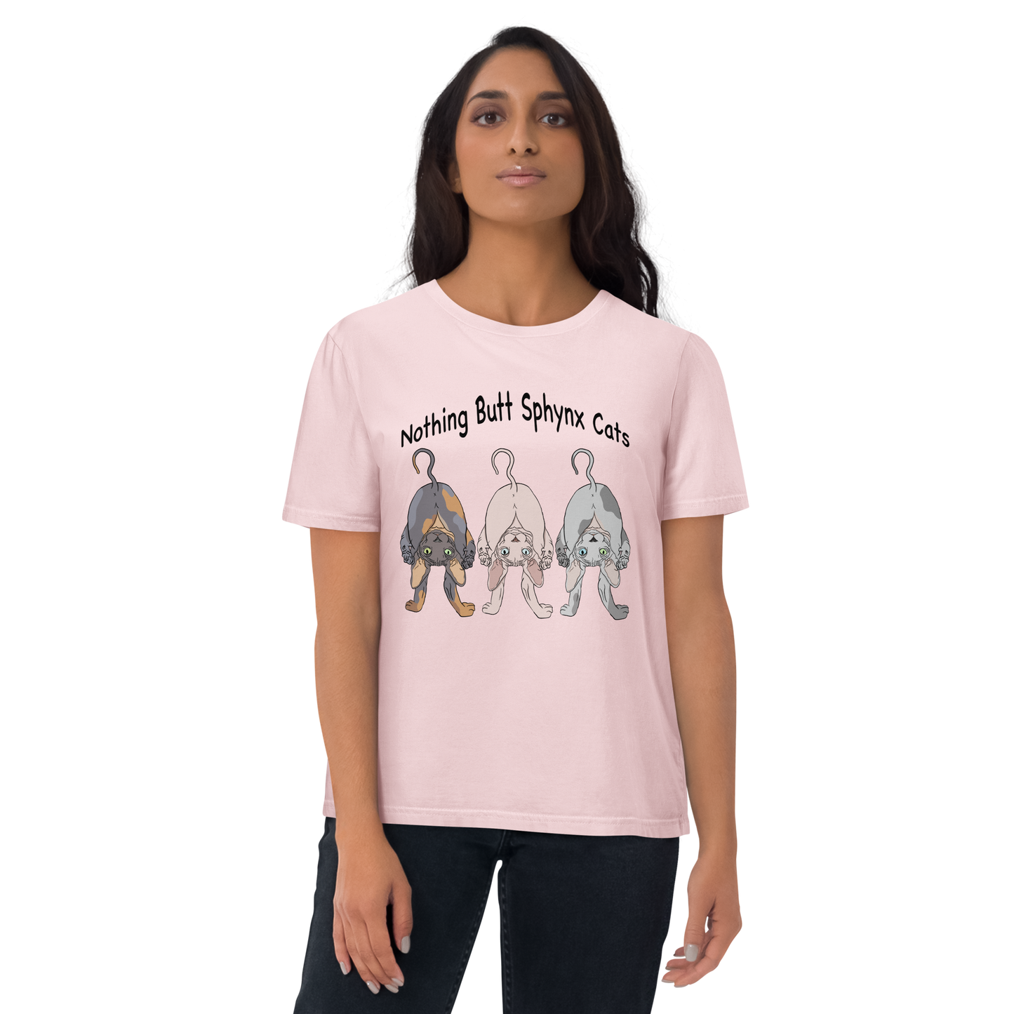 "NOTHING BUTT SPHYNX" UNISEX ECO TEE