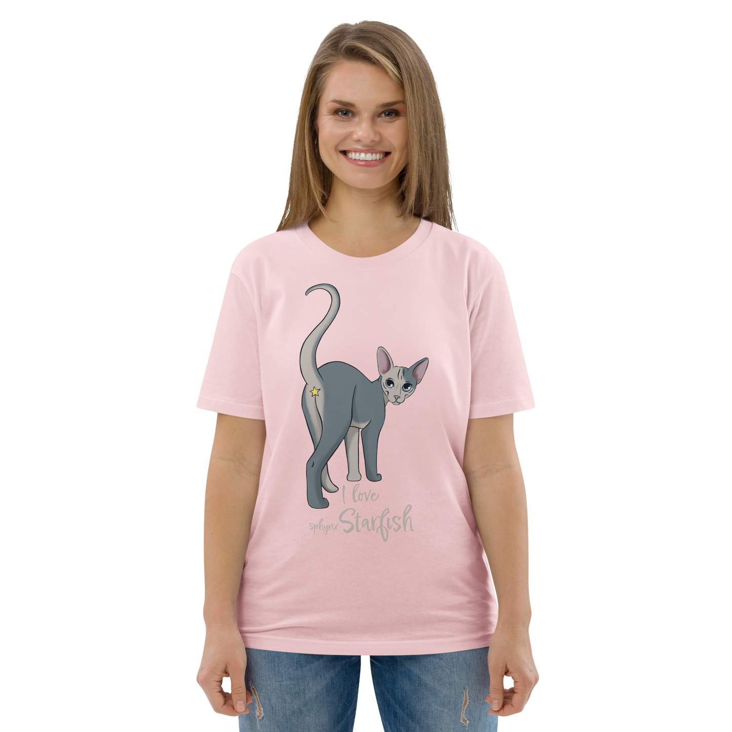 "I LOVE SPHYNX STARFISH" UNISEX ECO TEE