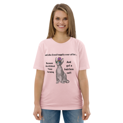"DITCHED PRINCE CHARMING & GOT A SPHYNX CAT" ECO TEE