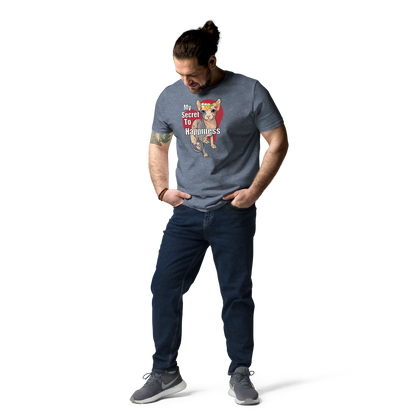 "MY SECRET TO HAPPINESS" UNISEX ECO TEE