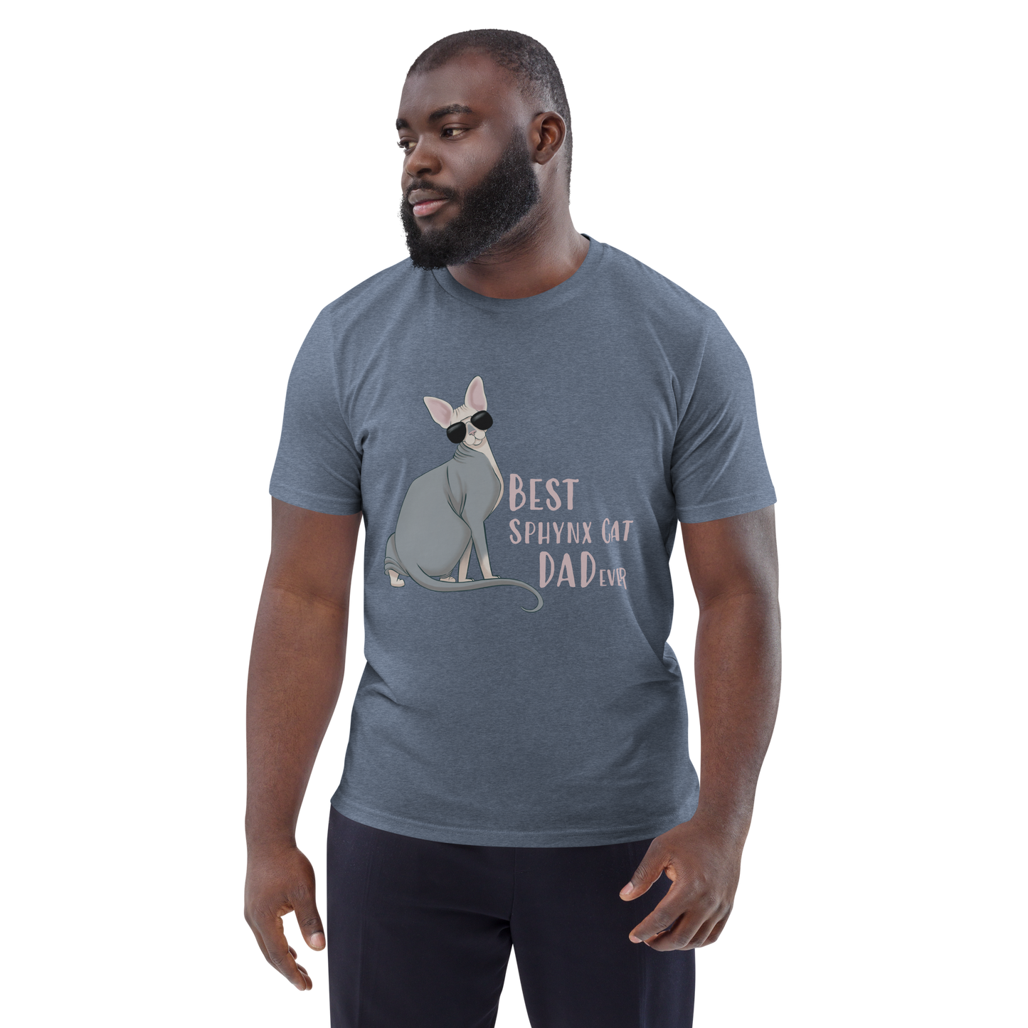 "BEST SPHYNX CAT DAD" UNISEX ECO TEE