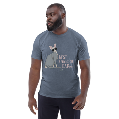 "BEST SPHYNX CAT DAD" UNISEX ECO TEE