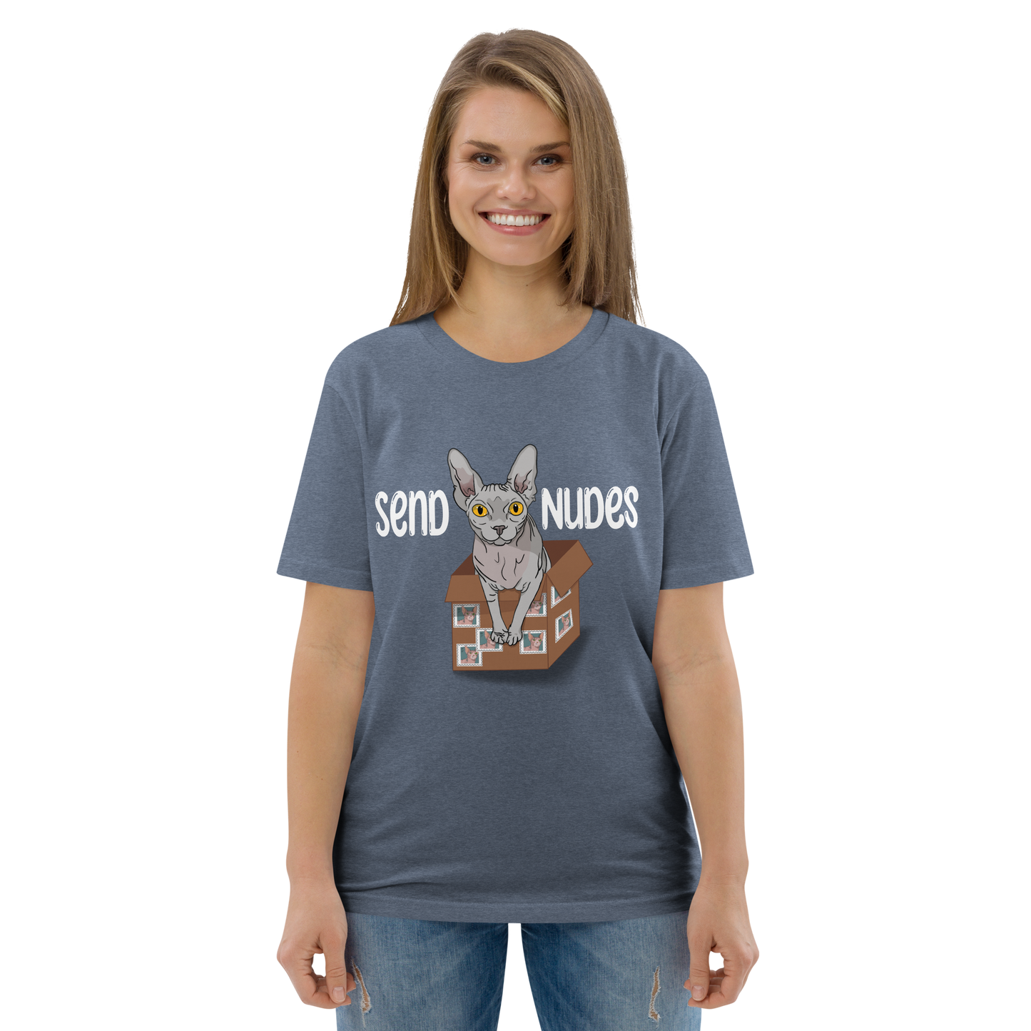 "SEND NUDES" UNISEX ECO TEE