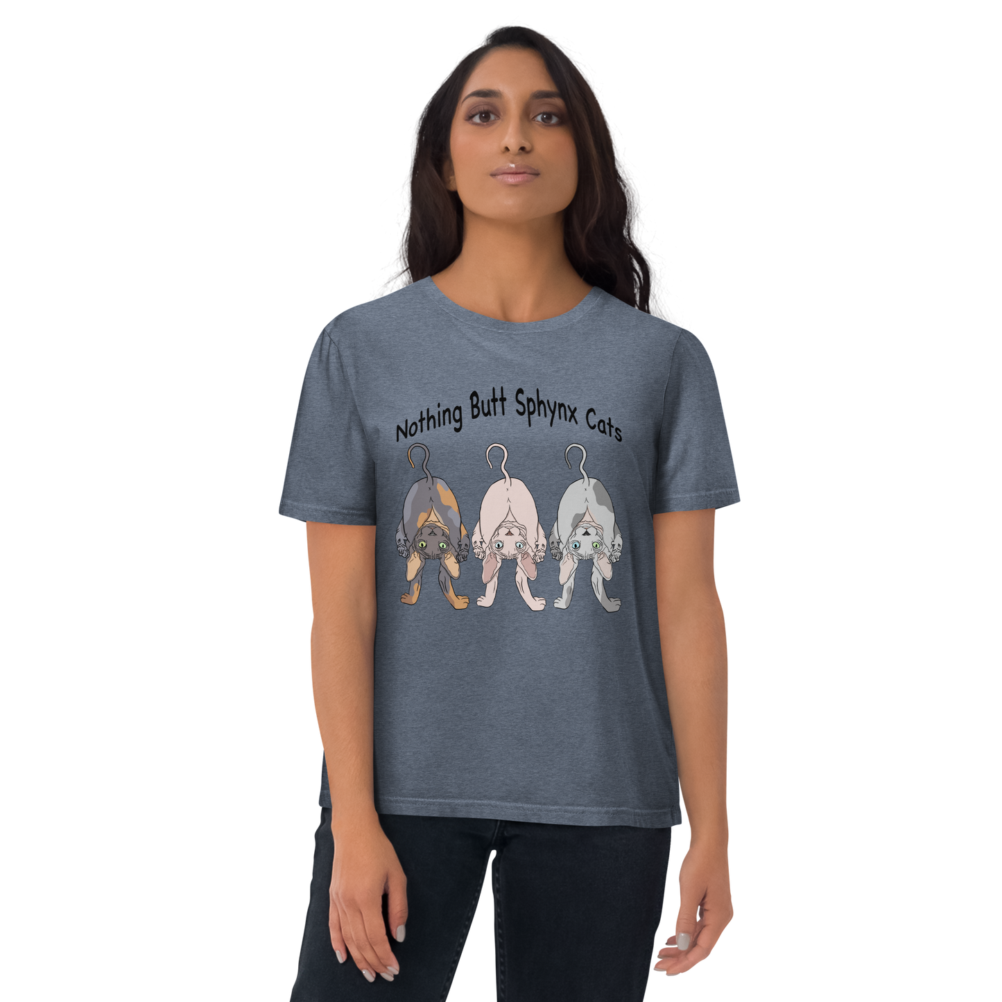 "NOTHING BUTT SPHYNX" UNISEX ECO TEE