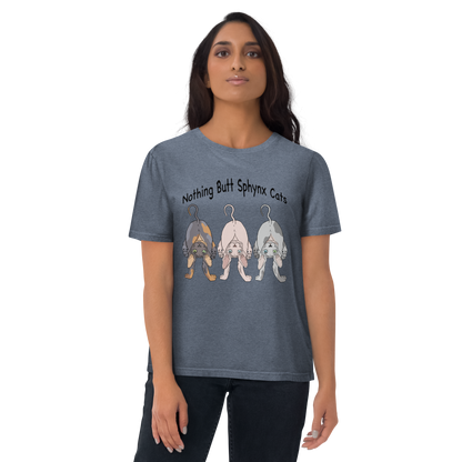 "NOTHING BUTT SPHYNX" UNISEX ECO TEE