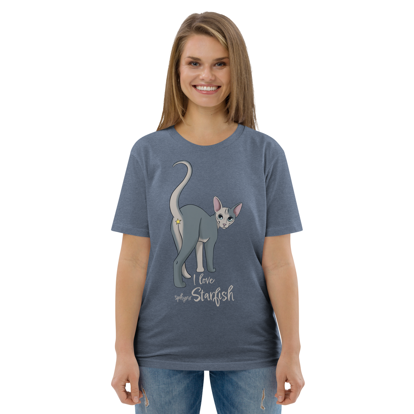 "I LOVE SPHYNX STARFISH" UNISEX ECO TEE