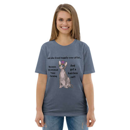 "DITCHED PRINCE CHARMING & GOT A SPHYNX CAT" ECO TEE
