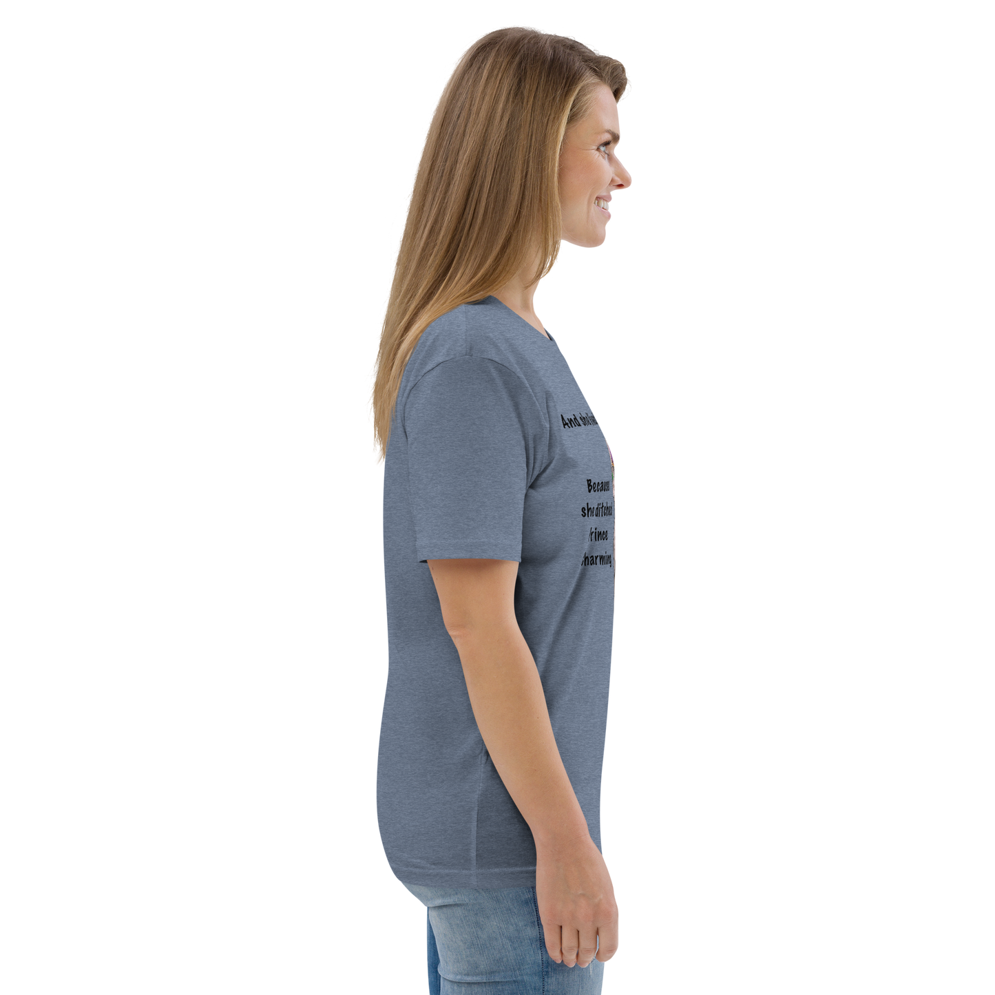 "DITCHED PRINCE CHARMING & GOT A SPHYNX CAT" ECO TEE