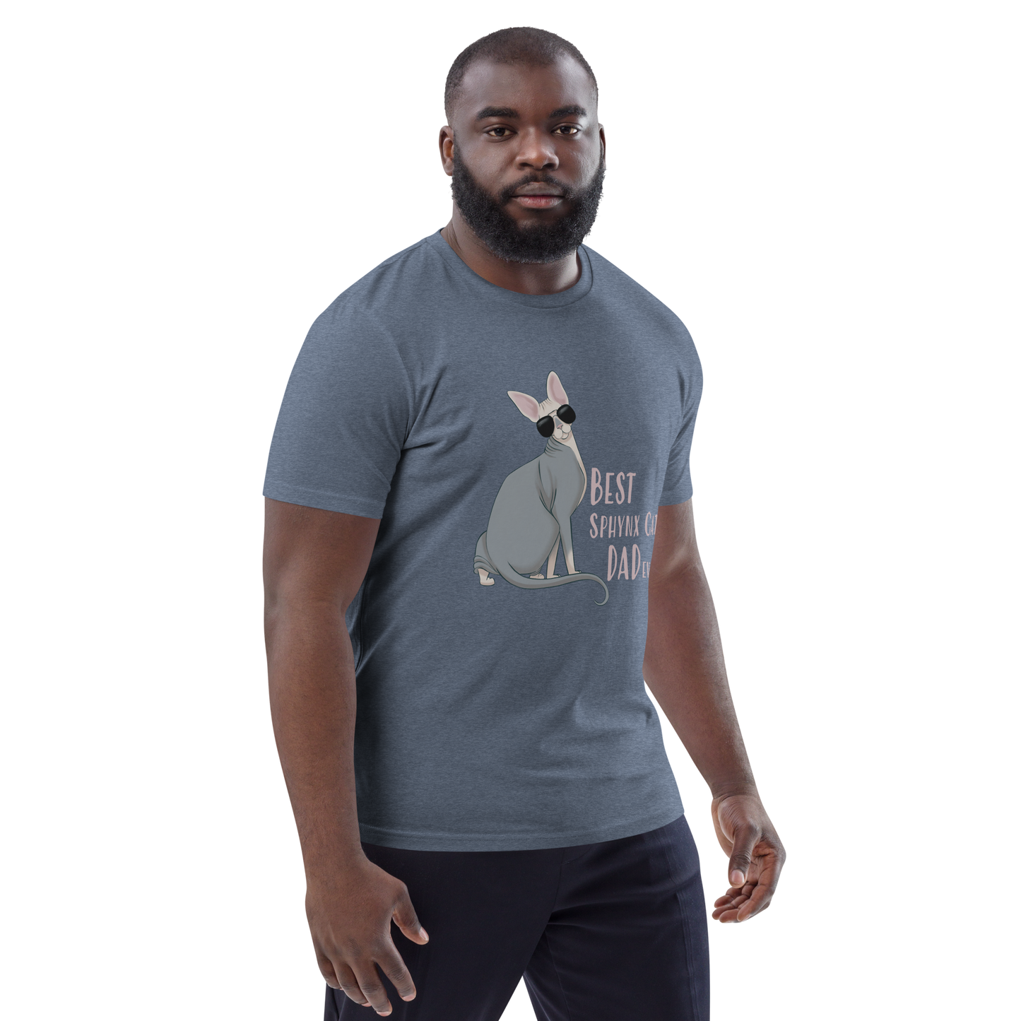 "BEST SPHYNX CAT DAD" UNISEX ECO TEE