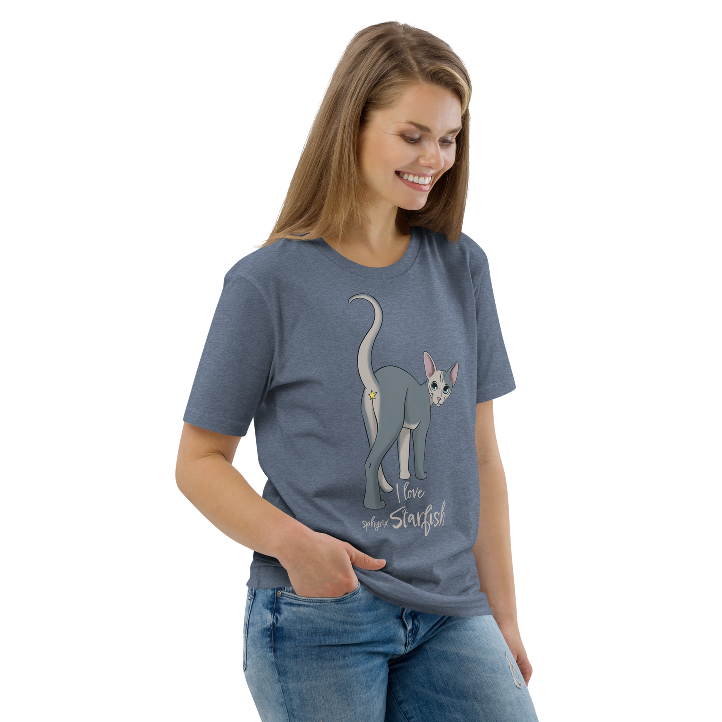 "I LOVE SPHYNX STARFISH" UNISEX ECO TEE