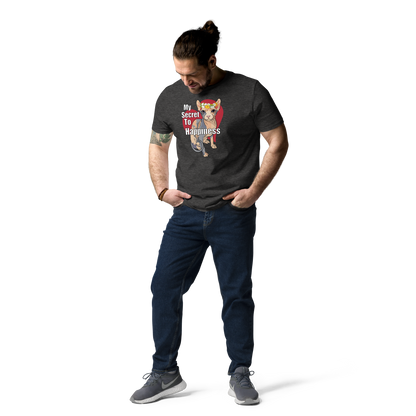 "MY SECRET TO HAPPINESS" UNISEX ECO TEE