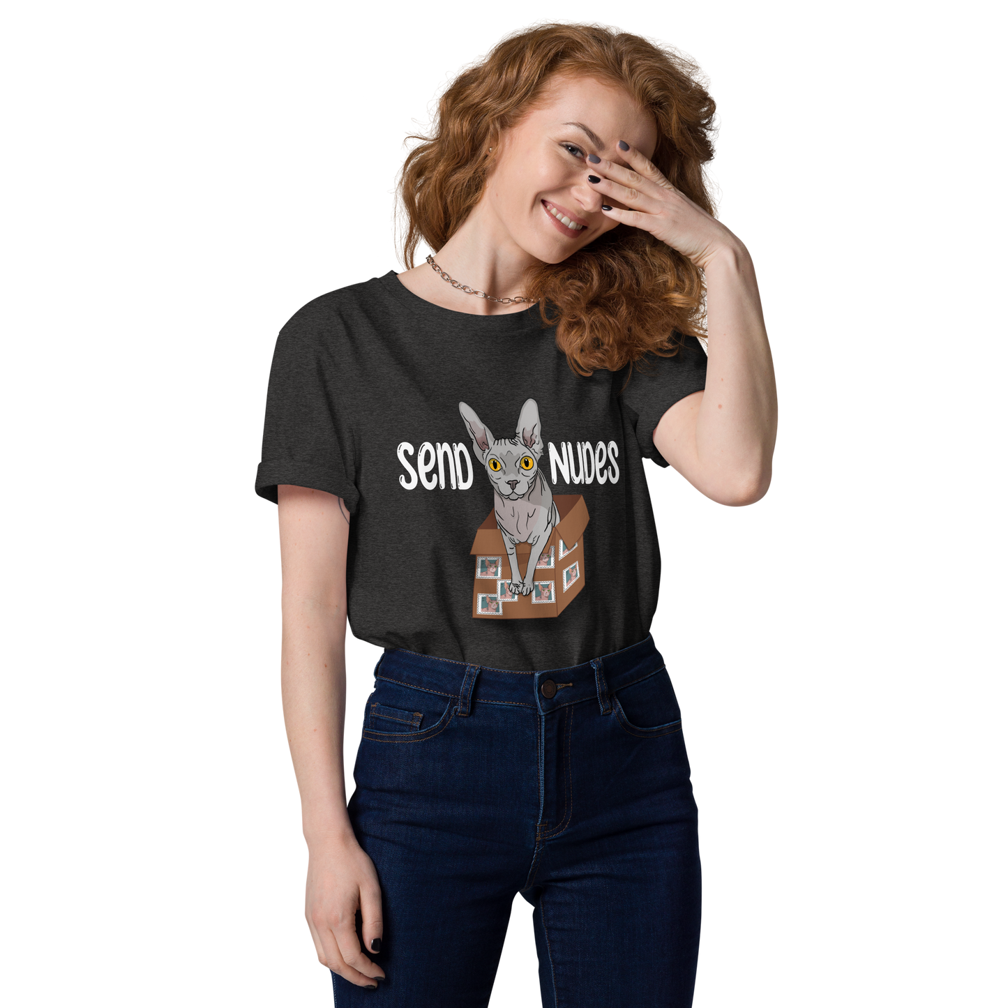 "SEND NUDES" UNISEX ECO TEE