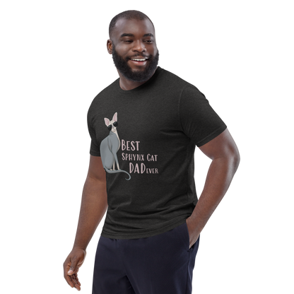 "BEST SPHYNX CAT DAD" UNISEX ECO TEE